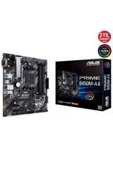 Asus Prime B450M-A II moederbord socket AM4 (mATX, AMD Ryzen, DDR4-geheugen, M.2, SATA 6Gbit/s, USB 3.1 Gen 2 Type-A. Aura Sync)