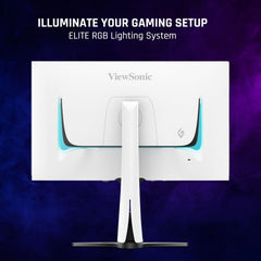 ViewSonic XG272-2K-OLED 27" OLED platte 0.02ms MPRT 240hz gaming-monitor, 2 HDMI, DisplayPort, USB-C, Freesync premium pro, HDR400, in hoogte verstelbare standaard, RGB-achtergrondverlichting