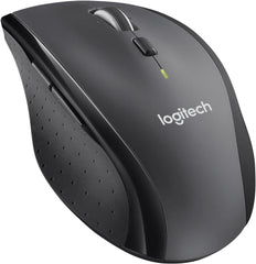 Logitech M705 Marathon Draadloze Muis, 2,4 GHz USB Unifying-Ontvanger, 1000 DPI, 5 Programmeerbare Knoppen, 3 Jaar Batterijduur, Compatibel met PC, Mac, Laptop, Chromebook - Grijs