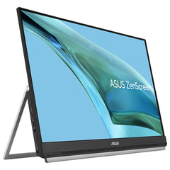 ASUS ZenScreen MB249C - 24 inch draagbare USB-monitor - Full HD 1920x1080, USB Type-C 60 Watt, HDMI, autorotatie, standaard, FreeSync - IPS-paneel, 16:9, anti-reflecterend, luidspreker, zwart
