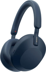 Sony WH-1000XM5 Noise Cancelling draadloze hoofdtelefoon - 30 uur batterijduur - Over-ear - Geoptimaliseerd voor Alexa en Google Assistent - met ingebouwde microfoon voor telefoongesprekken – Blauw