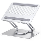 UGREEN Laptopstandaard Opvouwbare Geventileerde Notebookstandaard Draagbare Lichtgewicht Aluminium Laptopstandaard Compatibel met iPad, Tablets, MacBook Air, Pro, Dell, Alle Laptops 10-17.3" (Zilver)