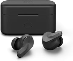 EPOS ADAPT E1 Draadloze Oordopjes Zwart – Hybride ANC, Multi-Point Bluetooth, Microsoft Teams & iPhone Gecertificeerd – 50U Batterij, Draadloos Opladen, USB-C Dongle, IPX5 Waterbestendig