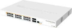 MikroTik CRS328-24P-4S+RM Switch - 24x PoE+ Gigabit & 4x 10G SFP+