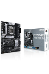 ASUS Prime B660-Plus D4 moederbord ATX, Intel B660, LGA1700, DDR4, PCI 4.0, LAN Realtek 2.5 GB, Realtek 7.1 Surround, 3xM.2, 4xSATA 6GB/s, USB 3.2 Gen 2x2, Armoury Crate, zwart