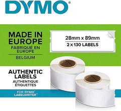 DYMO 99010 (S0722370) Standaard Adresetiketten - 89 x 28 mm - 260 stuks