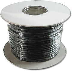 DIGITUS Platte Lint Telefoonkabel - 8-aderig - 100 m Rol - AWG 26 - Zwart