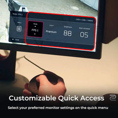 BenQ ZOWIE XL2546K Gaming Monitor (24,5 inch, 240 Hz, 0.5ms, DyAc+, XL Setting to Share, S switch, Shielding Hood)