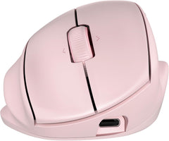 HP 720M Tilt Ergonomische Draadloze Muis - Bluetooth & USB - Roze
