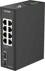 D-Link DIS-100G-10 Industriële Gigabit Switch - 8x RJ45 & 2x SFP