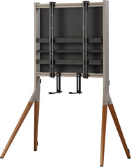One For All Falcon WM7481 Universele TV-standaard, beeldschermgrootte 32-70 inch, LCD-/LED-/plasma-/OLED/QLED-beeldschermen, VESA 400 x 400, geïntegreerde universele soundbar-houder, elegant design