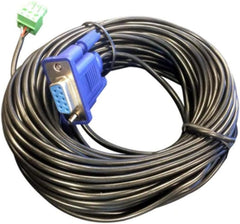 Pro RS232 kabel 25M D-Sub 9 F - Phoenix connector, VLCPARS232_25M (D-Sub 9 F - Phoenix Connector High Flexibele Jacket. vergulde connector)