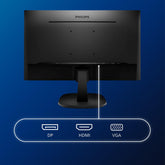 Philips 273V7QJAB/00 68 cm (27 inch) monitor (VGA, HDMI, 5 ms reactietijd, DisplayPort, 1920 x 1080, 60 Hz, met luidspreker) zwart