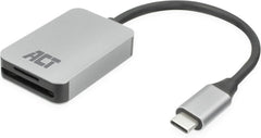 ACT SD-kaartlezer USB C, ondersteunt USB C 3.0, universele SD-kaartlezer, Micro SD, USB Card Reader Type C, SD 4.0 UHS-II - AC7056