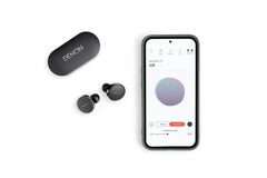 Denon PerL Pro True Wireless In-Ear Oordopjes, Gepersonaliseerd Geluid, Actieve Ruisonderdrukking, Waterbestendig, Lange Batterijduur - Zwart