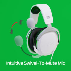 HyperX CloudX Stinger 2 Gaming-headset voor Xbox Licensed, Signature Comfort, verstelbare hoofdband, bedraad, wit
