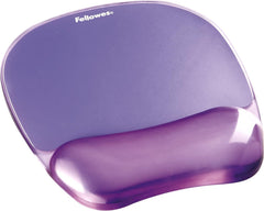 Fellowes Crystals Gel Muismat met Polssteun - Violet