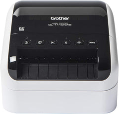 Brother QL1110NWBC Professionele labelprinter met LAN, WLAN, Bluetooth, 69 etiketten per minuut, USB, 300 x 600 dpi, automatische snede