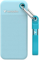Verbatim Pocket SSD 1 TB - Externe SSD USB-C (1000 MB/s) - Polar Blauw