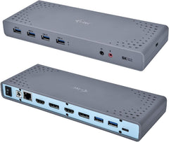 i-tec CADUAL4KDOCK Universeel USB-C & USB-A Docking Station - Dual 4K / 5K