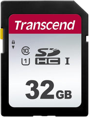 Transcend 300S 32GB SDHC Geheugenkaart - UHS-I U1 Class 10 (95 MB/s)