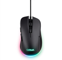 Trust GXT 922 Ybar Gaming Muis met RGB-verlichting - Zwart