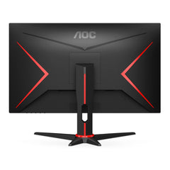 AOC Gaming 24G2SPAE/BK - 24 inch FHD Monitor, 165Hz, 1ms MPRT, FreeSync, G-Sync Compatible, luidspreker (1920x1080, VGA, HDMI, DisplayPort) zwart/rood