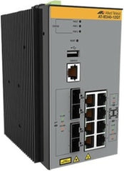 AT-IE340-12GP-80 | 8 x 10/100/1000T PoE, 4x 100/1000X SFP, -40°C to 75°C, DIN Rail, DC external PSU Not Included
