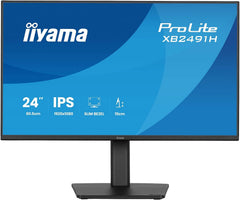 iiyama Prolite XB2491H-B1 60,5 cm 24 inch IPS LED-monitor Full HD 120Hz HDMI DP hoogteverstelling Slim-Line Adaptive Sync pivot energieklasse C zwart