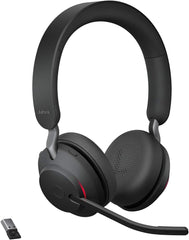 Jabra Evolve2 65 Stereo Draadloze Headset met USB-A Adapter - Zwart