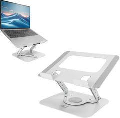 ACT Laptopstandaard, metaal, 360° draaibaar, in hoogte verstelbaar, voor laptops tot 15,6 inch, AC8136
