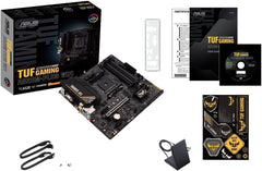 ASUS TUF Gaming A520M-PLUS Micro-ATX AMD B550 Ryzen AM4, M.2, Wi-Fi 802.11ac, SATA 6 Gbit/s, USB 3.2 gen. 1 en 2 Gen richtbare aura aansluitingen