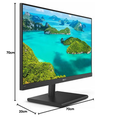 Philips E Line 245E1S/00 LED display 60,5 cm (23.8") 2560 x 1440 Pixels 2K Ultra HD LCD Zwart