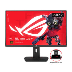 ASUS ROG Strix XG259QNS eSports Gaming Monitor — 25 inch (24.5 inch viewable) FHD (1920 x 1080), 380 Hz (OC), Fast IPS, 1 ms GTG (0.3 ms minimum), HDR