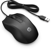 HP 100 Muis (Bedraad USB) Zwart