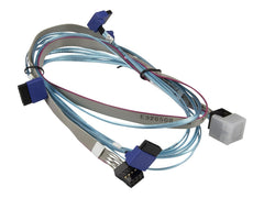 Supermicro CBL-SAST-0811 Mini SAS HD naar 4x SATA Kabel - 70cm