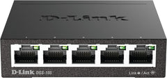 D-Link DGS-105 5-Poorts Gigabit Desktop Switch - Metalen Behuizing