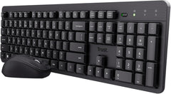 Trust Ody II Draadloos Toetsenbord en Muis Set - QWERTY US - Zwart