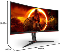 AOC G2 CU34G2XP/BK écran plat de PC 86,4 cm (34") 3440 x 1440 pixels