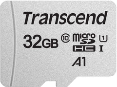 Transcend TS32GUSD300S 32GB | microSDHC I, C10, U1, A1 microSD geheugenkaart - 95/25 MB/s