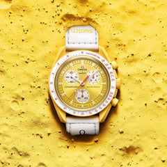 Swatch Omega x Moon Mission to the Sun Speedmaster Yellow - Nieuw…, Geel, riem