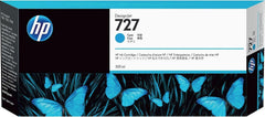 HP 727 Originele Inktcartridge Cyaan 300 ml - F9J76A