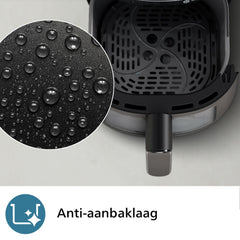 Philips Airfryer 2000 NA230/00 - Kookvenster, Minder Vet, Eenvoudig Schoonmaken