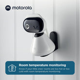 Motorola Nursery PIP1200 - babyfoon met camera - 2.8" ouderunit - 2-weg communicatie - kamertemperatuur - infrarood nachtzicht - 300 m bereik