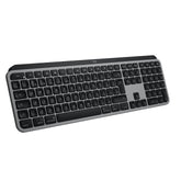 Logitech MX Keys S voor Mac, draadloos toetsenbord, vloeiend, nauwkeurig typen als op een laptop, oplaadbaar Bluetooth USB C voor MacBook Pro, Macbook Air, iMac, iPad -Space Grey - Space Grey - QWERTY