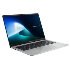 ASUS ExpertBook P5, 14 inch WUXGA Display, 16 GB RAM, 512 GGB SSD, Intel Core Ultra, Intel Arc, Windows 11, QWERTZ toetsenbord, platina zilver