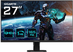 Gigabyte GS27Q - 27 inch QHD Gaming Monitor - 165Hz - 1ms - Zwart