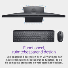 Dell E2423HN 24" Full HD (1920x1080) Monitor, 60Hz, VA, 5ms, HDMI, VGA, 3 Jaar Garantie, Zwart