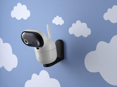 Motorola Nursery PIP1010 Con Babyfoon - Baby Camera - Bedienen met Motorola Nursery App - Kantelen, Draaien en Inzoomen - Nachtzicht, Twee-Weg Communicatie, Slaapliedjes en Meer - Wit