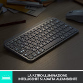 Logitech MXKEYS MINI F. MAC WRLS ILLUM. PALE GRIJS - ITA - MEDITER